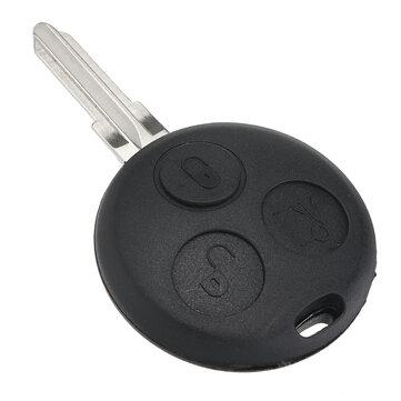 shopping חלקים לרכב 3 Button Remote Key Case Fob 433Mhz w/ Chip For Mercedes Benzs Smart City ForTwo