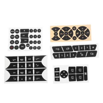 shopping חלקים לרכב Button Repair Package Steering AC Window Car Decals Stickers for Mercedes Benz 2007-2014