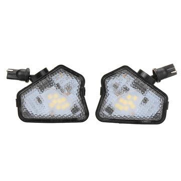 shopping חלקים לרכב 2PCS LED Pathway Light Under Side Mirror Lamp For Mercedes Benz W204 W212 W176